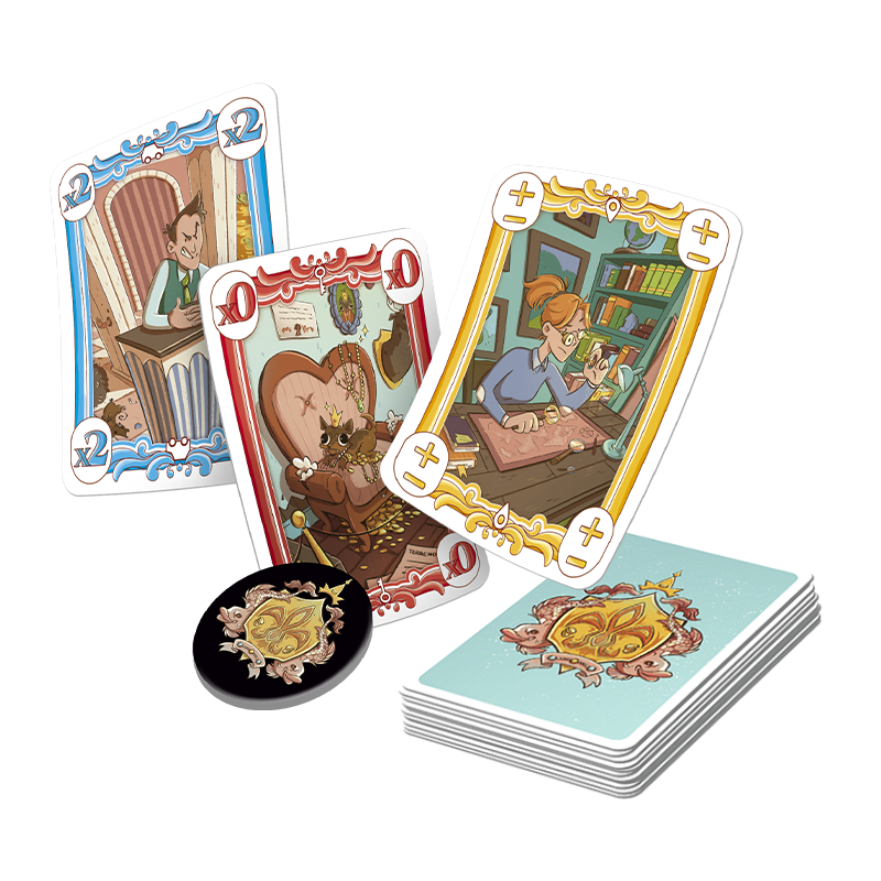Menuda Herencia. Un juego de mesa familiar de cartas